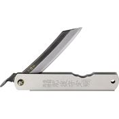 Higonokami C10BSK No 10 SK-Steel Folding Knife Matte Gray Handles