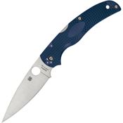 Spyderco 244PDBL Native Chief Lockback Knife Blue Handles