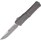 Microtech 114310APNC Auto Combat Troodon Gen III Apocalyptic Single Edge OTF Knife Gray Handles