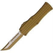 Microtech 9191FRCRAS Auto Hera Coyote Tan Tanto OTF Knife Coyote Tan Frag Handles