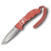Victorinox 09415L25 Evoke Limited 2025 Lockback Knife Stone Red Alox Handles