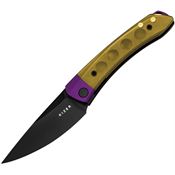Kizer 3663A1 Mini Momo Black Stonewash Nitro V Linerlock Knife PEI Handles
