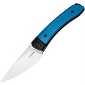 Kizer 3663C1 Mini Momo Satin 154CM Linerlock Knife Blue/Black Aluminum Handles