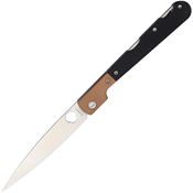 Daggerr 2303BKST Corso Satin VG10 Spear Point Lockback Knife Black G10 Handles