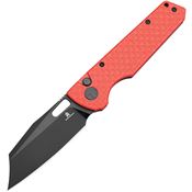 Bestech MK11F Bestechman Guardian Black D2 Carbon Steel B-Lock Knife Red G10 Handles