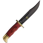 Buck 119RWSAGS Alaskan Guide Black Drop Point Fixed Blade Knife DymaLux Handles