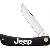 Case XX 27015 Jeep Sod Buster Junior Knife Black Smooth Handles