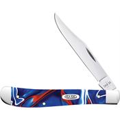Case XX 11229 Slimline Trapper Knife Patriot Kirinite Handles