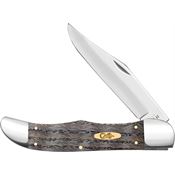 Case XX 14008 Folding Hunter Knife Black Curly Oak Handles