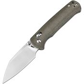 CJRB 1935AKODG Hectare Wharncliffe Crossbar Lock Knife OD Green Handles