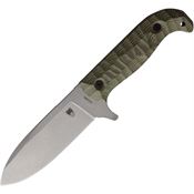 Cobratec PSKODS PSK Stonewash Spear Point Fixed Blade Knife OD Green G11 Handles