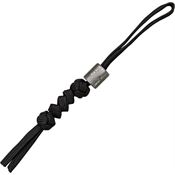 Damascus 08 Cylinder Bead with Lanyard