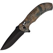 ElitEdge 10A110CA Crossbar Lock Knife Assist Open Camo Handles