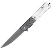 ElitEdge 10A106WP Linerlock Knife Assist Open Faux MOP Handles