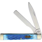 Frost Cutlery SW120DBLJ Doctors Knife Blue Jigedg Bone Handles