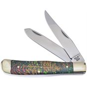 Frost Cutlery SW108TR Trapper Knife Tree Resin Handles