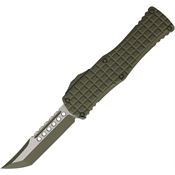 Microtech 9191FRCFTS Auto Hera HH Green Tanto OTF Knife Green Frag Handles