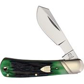 Rough Rider 2637 Bluegill Cotton Sampler Knife Blue/Green Bone Handles