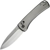 WE 220462 Nightblade Drop Point Crossbar Lock Knife Gray Handles