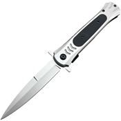 ElitEdge 10A118GY Linerlock Knife Assist Open Gray Handles