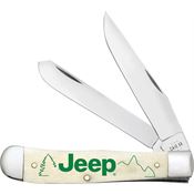 Case XX 27013 Jeep Trapper Knife Natural Bone Handles