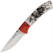 Elk Ridge 2012BR Lockback Knife Bear Handles