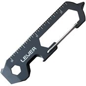 Lever Gear 1114 CLiP KT Keychain Tool Black Handles