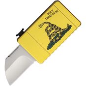 Rough Rider 26964 Money Clip Slide Lock Knife Gold Don’t Tread on Me Handles