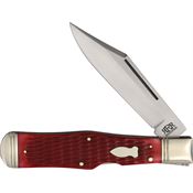 Rough Rider 048 Large Coke Bottle Knife Red Jigged Handles