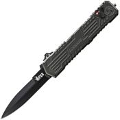 Schrade OTF3B Viper Assist Open Double Edge Dagger Out The Front Knife Black Handles