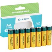 Olight AABATTERYOSX High Capacity AA Batteries 8pk