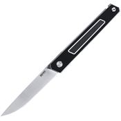 SRM 125LGB 125L Satin Linerlock Knife Black Handles