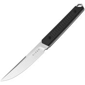 Kizer 1066A4 Kwaiken Satin Fixed Blade Knife Black G10 Handles