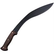 Boker Magnum M02RY694 Magnum Black Kukri Machete Brown Wood Handles