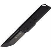 Maxace MM272G Capsule 2 Black Tanto Linerlock Knife Black G10 Handles