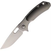 Maxace MM321B Balance Framelock Knife Gray Zirconium Handles