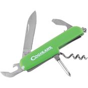Coghlans 9505 Camp Knife Green Handles