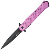 MTech A2025PK Linerlock Knife Assist Open Pink Handles
