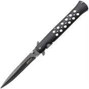 MTech A2042BK Linerlock Knife Assist Open Black Handles