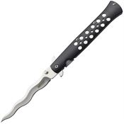 MTech A2042WB Linerlock Knife Assist Open Black Wavy Handles