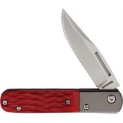 Rough Rider 2612 Barlow Knife Red Jigged Bone Handles