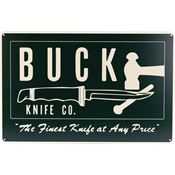 Buck 95305 Finest Knives Tin Tacker Sign