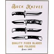 Buck 95308 Quality Blades Tin Tacker Sign