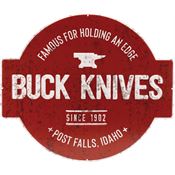Buck 95309 Famous For Edge Tin Sign
