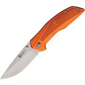 Cattlemans 0022H Rotovator Linerlock Knife Orange Handles