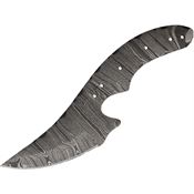 Knife Blanks 139D 7.5" Damascus Skinner Knife Blank Handles