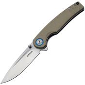 Boker Magnum M01SC007 Rekin Linerlock Knife Green G10 Handles