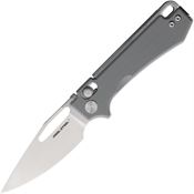 Real Steel 8051HS Vis Satin Crossbar Lock Knife Gray G10 Handles