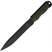 Ranger 9410OD Shank Black carbon Steel Fixed Blade Knife OD Green Cord Handles