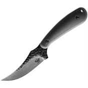 Skallywag Tactical 17037 Scorpion Hammered Skinner Fixed Blade Knife Black Handles